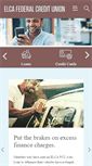Mobile Screenshot of elcafcu.org
